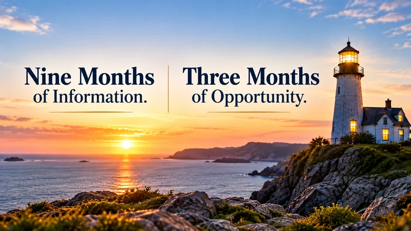 Nine months of information and three months of opportunity in a Q3 financial review
